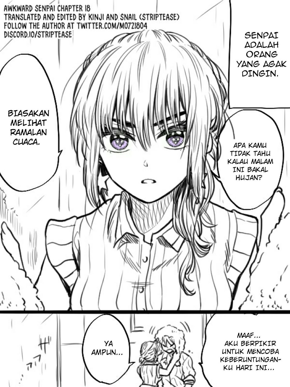 Awkward Senpai Chapter 18 Gambar 1